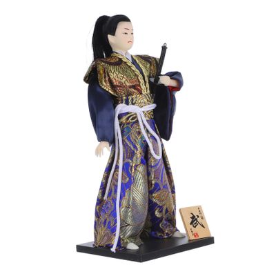 ABOOFAN Samurai Ninja Doll Japanese Samurai Warrior Statue Asian Men Doll Figurine for Home Decor