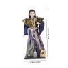 ABOOFAN Samurai Ninja Doll Japanese Samurai Warrior Statue Asian Men Doll Figurine for Home Decor view 2