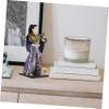 ABOOFAN Samurai Ninja Doll Japanese Samurai Warrior Statue Asian Men Doll Figurine for Home Decor view 4