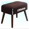 Jacquard Ottoman Covers Slipcover for Footstool Pouffe Foot Stool Stretch Fit Square Rectangle Round Small Large Bar Footrest Protector Cover with Elastic Bottom Washable Customizable(Coffee,55x150 cm view 1