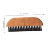 OHPHCALL Long Handle Wooden Coffee Brush Espresso Maker Cleaning Tool with Bristles for Efficient Coffee Powder Removal for Home and Use view 2