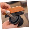 OHPHCALL Long Handle Wooden Coffee Brush Espresso Maker Cleaning Tool with Bristles for Efficient Coffee Powder Removal for Home and Use view 3