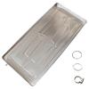 Air Conditioner Drip Tray Condensate Drain Pan with 2m Drain Hose,Stainless Steel Material for 1-5P Air Conditioner,Suitable for Indoor and Outdoor Use(36.6in*17.7in) view 1