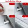 Air Conditioner Drip Tray Condensate Drain Pan with 2m Drain Hose,Stainless Steel Material for 1-5P Air Conditioner,Suitable for Indoor and Outdoor Use(36.6in*17.7in) view 4