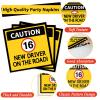 100 Pcs Drivers License 16th Birthday Party Decorations New Driver Car Plates and Napkins Set Disposable Racing 16 Years Old Paper Tableware for Boys Learner Driver Theme Supplies Serves 25 view 4