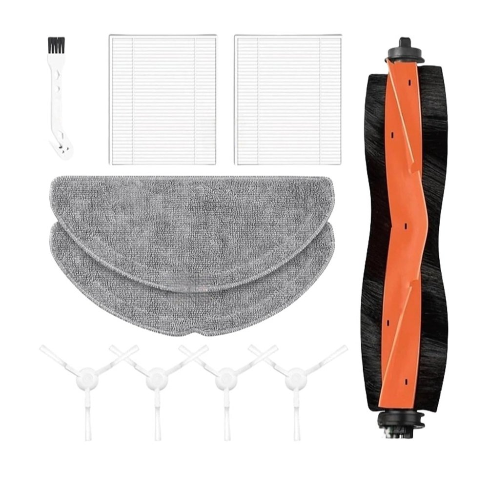 Compatible for Xiaomi S20 Robot Vacuum Cleaner Replacement Parts Main Side Brush Filter Mop Cloth Accessories