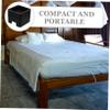 Yardenfun 4pcs Black Silicone Bed Risers for Casters and Posts view 4