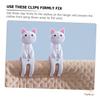 Outanaya 4Pcs Windproof Clothespins for Laundry Beach Towel Clips Strong for Hanging Clothes Smooth Surface Design for Home Use and Outdoor Activities view 3