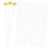 Gadpiparty 100PCS Candy Stick Chocolate Holder Sticks for DIY Crafts Elegant Wedding Valentine Day Chocolate Bouquets Smooth Finish for Confectionery view 1