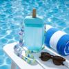 3 1/2" x 8" 10 oz. Popsicle-Shaped Cups with Straws & Straps - 3 Pc. view 4