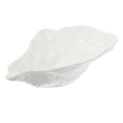 GRIRIW 1pc Ceramic Serving Bowl for Noodles and Salads Irregular Heat Resistant Design Food Storage Bowl for Fruits Snacks and Soup for Housewarming and Entertaining