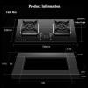 5.2KW 2 Burner Gas Stove - Double Burner Stove Auto Ignition Cooktop, Outdoor LPG Propane Camping, 180 Minutes Timer, Accidental Flameout Protection Device(LPG) view 2