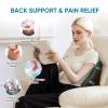 AHUAWA Lumbar Support Pillow for Recliner Chair and Couch, Memory Foam Back Cushion Ergonomic Large Back Support Pillow for Lower Back Pain Relief, with Soft Velvet view 3