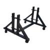 Large Tile Sample Display Stand, Marble Slab Organizer Shelf, Adjustable Tile Display Rack, With Wheels Floor Tile Organizer Holder, for Decorative Plate, Book, Photo Easel(94*50*36cm/37*19.6*14.1") view 1