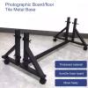 Large Tile Sample Display Stand, Marble Slab Organizer Shelf, Adjustable Tile Display Rack, With Wheels Floor Tile Organizer Holder, for Decorative Plate, Book, Photo Easel(94*50*36cm/37*19.6*14.1") view 2
