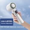 Portable Handheld Turbo Fan with Ice Cooler - 14000RPM High-Speed Rechargeable Personal Fan, Adjustable 1-100 Speed, USB-C Charging, Compact Travel. view 3