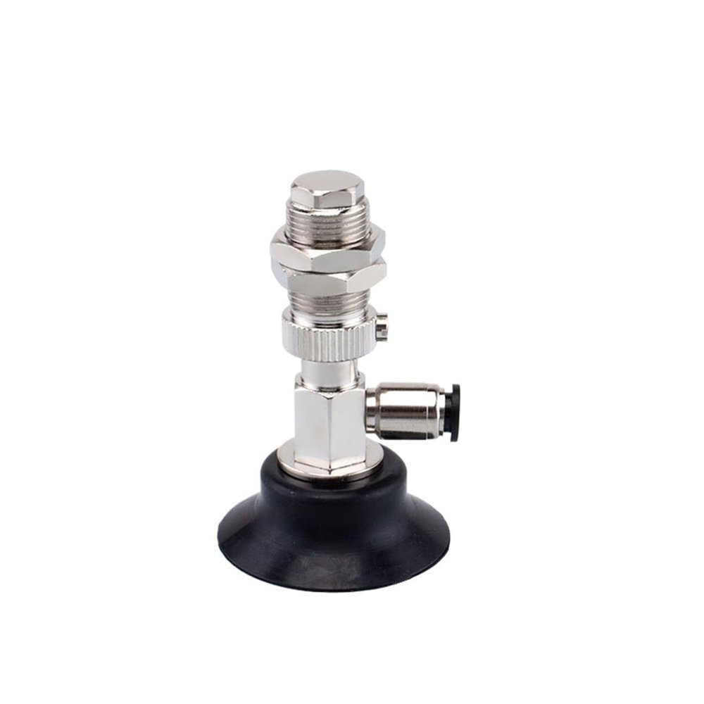 1PCS VPD-6/8/10/15/20/25/30/40/50RN-6J Side Interface Single Layer Flat Round Vacuum Suction Sucker(VPD50RN6J)