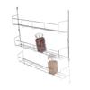 Healifty 3 Layer Iron Wall Hanging Condiment Rack for Kitchen Spice Storage view 3