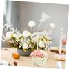 Mobestech 3sets Handheld Flower Baskets for Weddings Elegant Woven Decor Baskets for Parties Lightweight Versatile Storage for Flowers Fruits Candies Heart Shape 12pcs*3 view 4