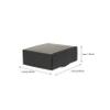 LRXIYODE 20pcs Black Card Gift Boxes for Wedding Favors and Biscuits view 2