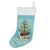 18 x 13.5 in. Unisex Cymric No.2 Cat Merry Christmas Christmas Stocking view 1