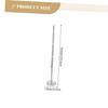 OUNONA Metal Clothing Rod Wall Mounted Closet Hanger for Space Saving Clothes Organization Strong and Design for Bras and Garments for Home and Store Use view 2