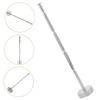 OUNONA Metal Clothing Rod Wall Mounted Closet Hanger for Space Saving Clothes Organization Strong and Design for Bras and Garments for Home and Store Use view 4
