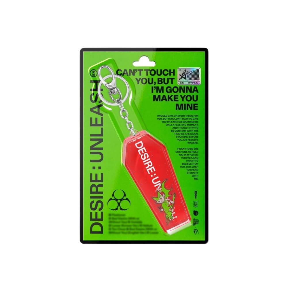 ENHYPEN 6th Mini Album [DESIRE : UNLEASH] KEYRING Version (Bad Desire-With or Without You)