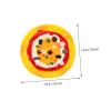 ABOOFAN Creative Pizza Shape Fridge Magnet Decorative Resin Food Ornament Funny Refrigerator Accessory view 4