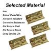 BE-TOOL 4 Sets Bed Rail Brackets, Bed Frame Hardware Brackets Kit, Connecting to Wood, Headboards and Foot-Boards, Gold view 3