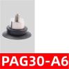 1Pcs Vacuum Suction Cup, Paper Suction Cup, PAG-15 Film Suction Nozzle, PAG-30 Thin PAG-10 Pneumatic Component(Red Wine) view 2