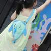 pp supm Mesh Beach Bag for Kids, Cute Shark Beach Bag Summer Cartoon Mesh Bag Toy Storage Bag with Adjustable Strap for Beach Pool Travel view 2