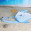 pp supm Mesh Beach Bag for Kids, Cute Shark Beach Bag Summer Cartoon Mesh Bag Toy Storage Bag with Adjustable Strap for Beach Pool Travel view 4