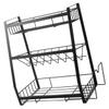 Cabilock 1pc Three-layer Spice Rack Organizer for -saving Design for Seasoning Jars and Utensils for Home Restaurant and Buffet Use view 1