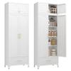 Polup Kitchen Pantry Cabinet, 90" Tall Metal Storage Cabinet with Drawer view 1