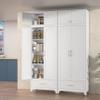 Polup Kitchen Pantry Cabinet, 90" Tall Metal Storage Cabinet with Drawer view 2