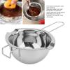 2Pcs 500ML 304 Stainless Steel Double Boiler Universal Melting Pot for Melting Chocolate, Candy, Candle, Soap and Wax view 2
