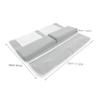 Beaupretty Non-Slip Bath Tub Mat Kneeler Elbow Rest Bath Kneeling Pad for Knee and Elbow Support view 2