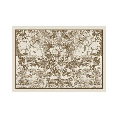1.5x2.6ft Aesthetic Area Rug Washable Bedroom Stain Resistant Rug, Soft Rugs Ideal for High Traffic Living Room Entryway Dining Room, Non-Slip Non-Shedding Low-Pile Floor Indoor and Outdoor Carpet