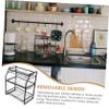 OFFSCH Quality Carbon Steel Spice Rack Three-layer Storage Kitchen Countertop Seasoning Holder Organizer view 3