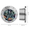 Tropical Leaves Pattern Kitchen Timers, Manual 60 Minute Wind Up Timer Clock with Loud Alarm, Magnetic Backing, Mechanical Kitchen Timers, No Batteries Required, Countdown Timer for Cooking Baking view 2