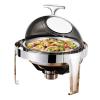 UYCVT Food Warmer Stainless Steel Round Chafer Set Chafing Dish 6.8L, Chafing Dish Set Food Warmer Buffet, with Food Pans Fuel Holders for Buffet Catering Kitchen Party view 1