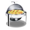 UYCVT Food Warmer Stainless Steel Round Chafer Set Chafing Dish 6.8L, Chafing Dish Set Food Warmer Buffet, with Food Pans Fuel Holders for Buffet Catering Kitchen Party view 3