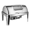 Food Warmer Food Warmer Chafing Set Catering Buffet Warmer Set Stainless Steel Food Warmer Buffet Dish Catering Pan Warmer Tray Kitchen Party Dining view 1