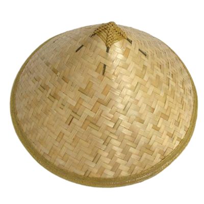 Handwoven Hat For Adults Sun-shade Fisherman Rice PaddyHat Oriental Coolies Hat BeachCap Photo Props Party Hat