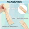 Cwmiibili 9 Styles Ceramic Brushes Set, Pottery Glaze Brushes, Different Shapes Wool Art Paint Brush with Wood Handle for Artists view 2