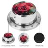 Beautiful Red Rose Kitchen Timers, Manual 60 Minute Wind Up Timer Clock with Loud Alarm, Magnetic Backing, Mechanical Kitchen Timers, No Batteries Required, Countdown Timer for Cooking Baking view 3