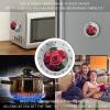 Beautiful Red Rose Kitchen Timers, Manual 60 Minute Wind Up Timer Clock with Loud Alarm, Magnetic Backing, Mechanical Kitchen Timers, No Batteries Required, Countdown Timer for Cooking Baking view 4