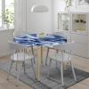 WZYWHJ Blue Totoro Pattern Round Table Cloth Waterproof Resistant Wrinkle Resistant for Dining Table Decor Tablecloth view 3