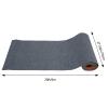 1 Roll of Stair Protectors, 236'' x 27.56'' Indoor Stair Runner Covers for Carpeted Stairs Non Slip Floor Carpet Protector Stair Protective Covers for Hallway Living or Dining Room Using (Smoky Grey) view 3